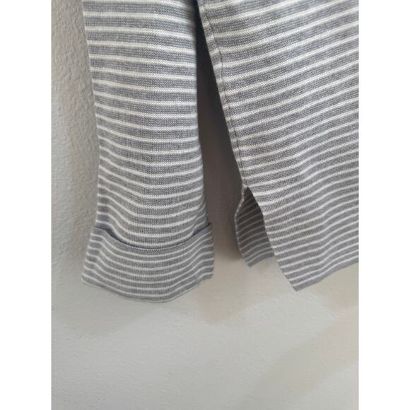 Eileen Fisher grey and shite stripped sweater NWT - Picture 6 of 6